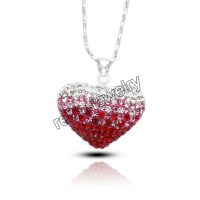 Fashion Heart Crystal Pendants