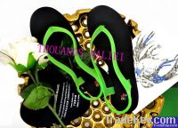 2011 NEW 100% silicone Women&#039;s Leisure Foldable Flip-Flops