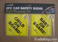 Baby on board car sign