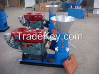 Diesel drive pellet mill , diesel motor pellet press