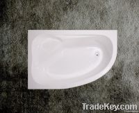 acrylic corner bathtub graceful design