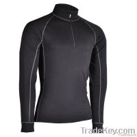 SIL-NOW â thermoactive menâs Neck long sleeves with ions of silver