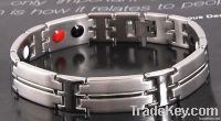 316L stainless steel magnetic jewelry, Bio magnetic titanium bracelets