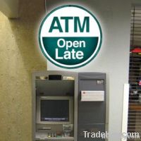 ATM Machine LED Sign Curve Shape