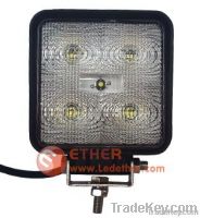 15W high intensity LEDs square LED Work Light