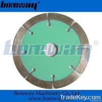 Diamond saw blade for dry cutting