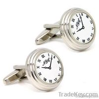 Novelty White Watches Modeling Cufflink
