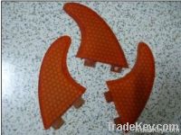 Top quality fiberglass honeycomb surfboard fins