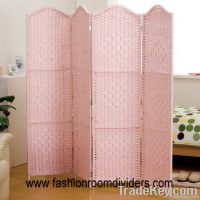 Plant Fiber Room Divider ---pink