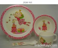 100% melamine feeding set