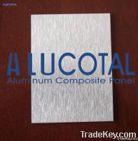 Brushed aluminum composite panel