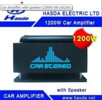 Hot Selling 1200w car amplifier with speaker and subwoofer