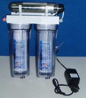 Italianate style clear water filter housing/water purifier with UV