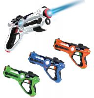 Laser Gun Set For Kids And Adults, Infrared Laser Tag Game For Boys &amp; Girls (2 Blasters Included), Cool Blaster Sounds With Optional 4 team Multiplayer Selection