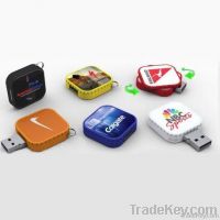 Square Swivel Usb Flash