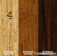Antique & wire-brushed bamboo flooring