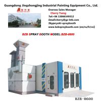 BZB-8600 Spray Booth with Heating Recovery System,Explosion Proof Paint Booth Lighting, Paint Spray Booth