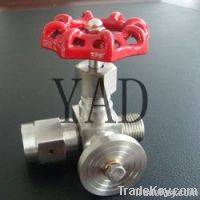 three way needle valve