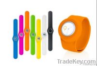 Fashion silicone Slap watch