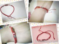 nationality handmade luky red rope weave bracelet