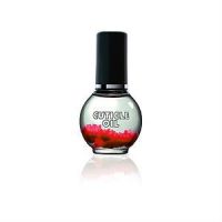 Cuticle oil with real flowers