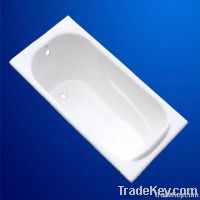 enameled iron bathtub