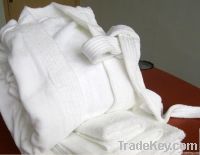 100% cotton terry bathrobe