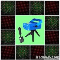 mini disco laser lighting with sound control and stroboflash