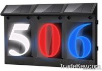 Hot Sales Waterproof Solar LED House Number