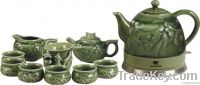 ceramic electric kettle tea set