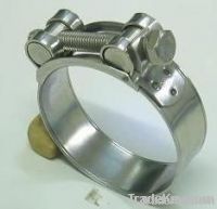 high torque heavy duty unitary bolt solid hose clamps