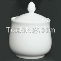 Sugar pot, porcelain pot, ceramic pot, bone china, new bone, white porcelain From China