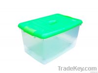 plastic  portable rolling storage box