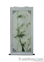 Flower oil painting- Bamboo presages safety