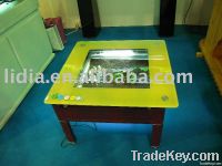Aluminium alloy coffee table aquarium
