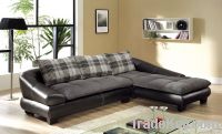 pu+fabric sofa