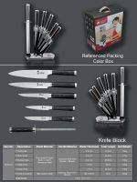 Popular high grade damascus knife set From China