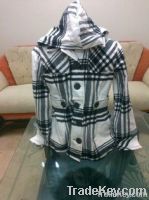 WOMENS TWILL FLEECE L/S COATS.