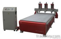 top quality woodworking cnc router BD-1325 with three spindles