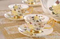 Elegant Roses Cup & Saucer