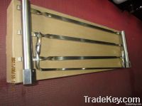 BRUSHED STAIN NICKEL TOWEL RACK