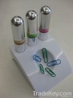 HIGHLIGHTER SET WITH CLIP HOLDER