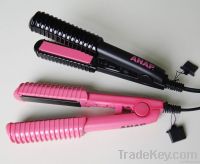 MINI 2IN1 pink color hair straightener hair curler