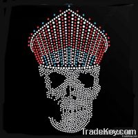 rhinestone skull tranfer