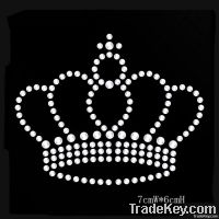 rhinestone crown transfer