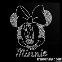 minnie rhinestone transfer