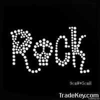 rock rhinestone transfer