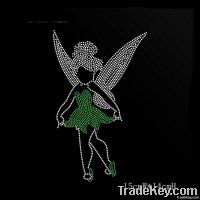 angel rhinestone transfer