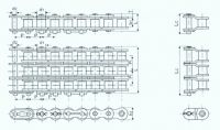 stainless steel transmission/conveyor/roller chains