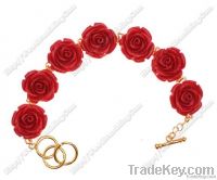 Carved Rose Bracelets